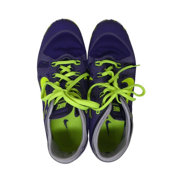 Nike Free Cross Bionic Purple Yellow Training Athletic Running Shoes Sneakers - Picture 7 of 12